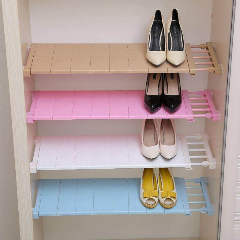 Retractable Cabinet Organizer Storage Shelf