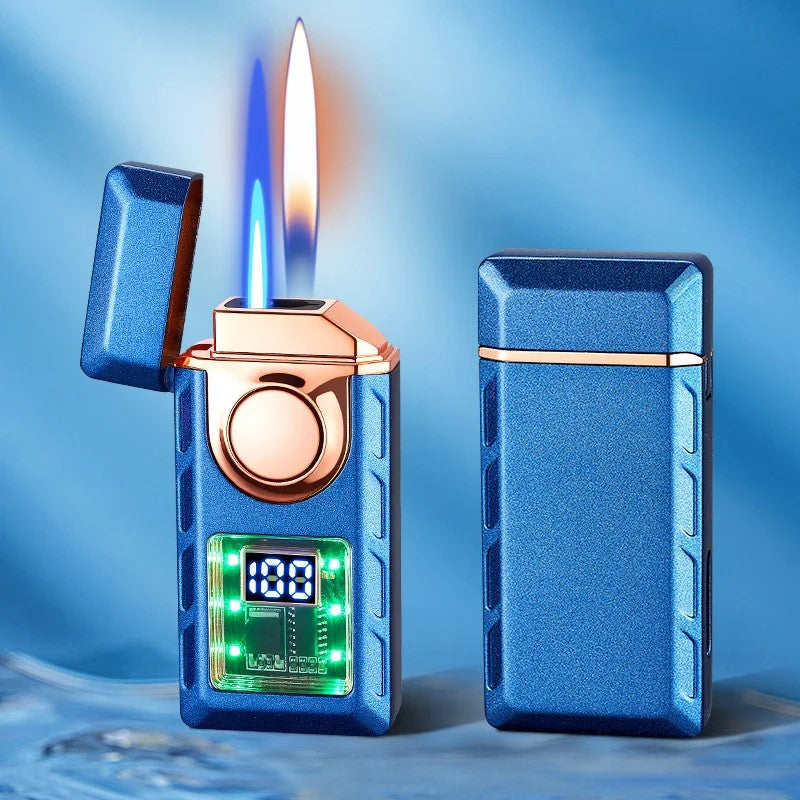 Voice Controlled USB Colorful Double Flame Lighter