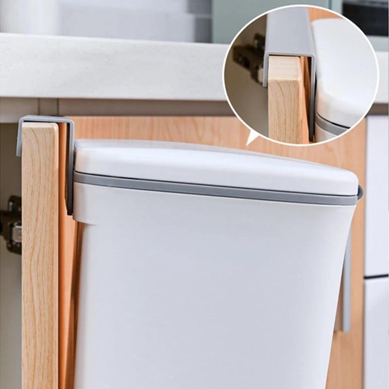 Wall-Mounted Smart Lid Trash Can