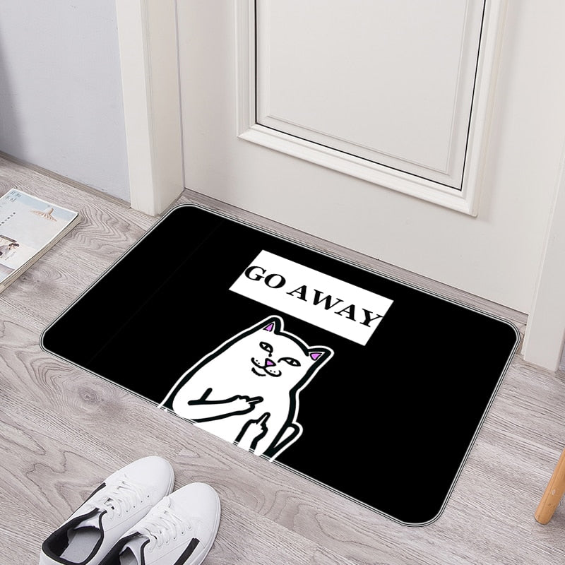 Please Go Away Washable Funny Non-Slip Doormat