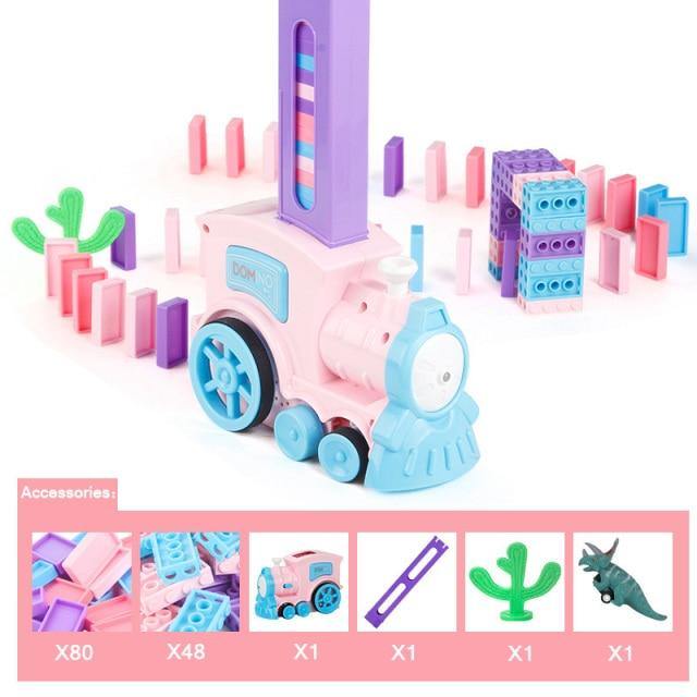 Train Domino Maker Toy Set