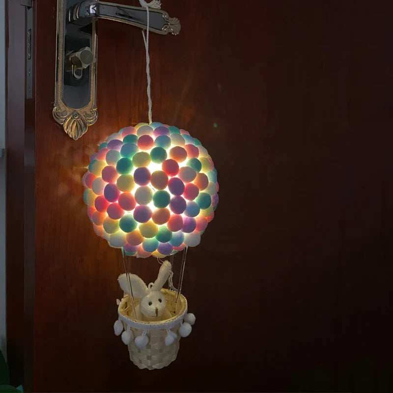 DIY Hot Air Balloon-Shape Flying Animals Night Lamp