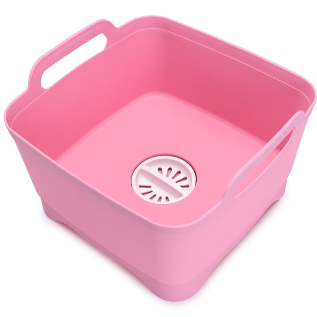 Portable Large Vegetable Washer Drain Basket