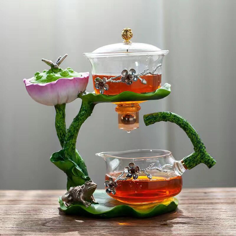 Mystic Lotus Incense Teapot