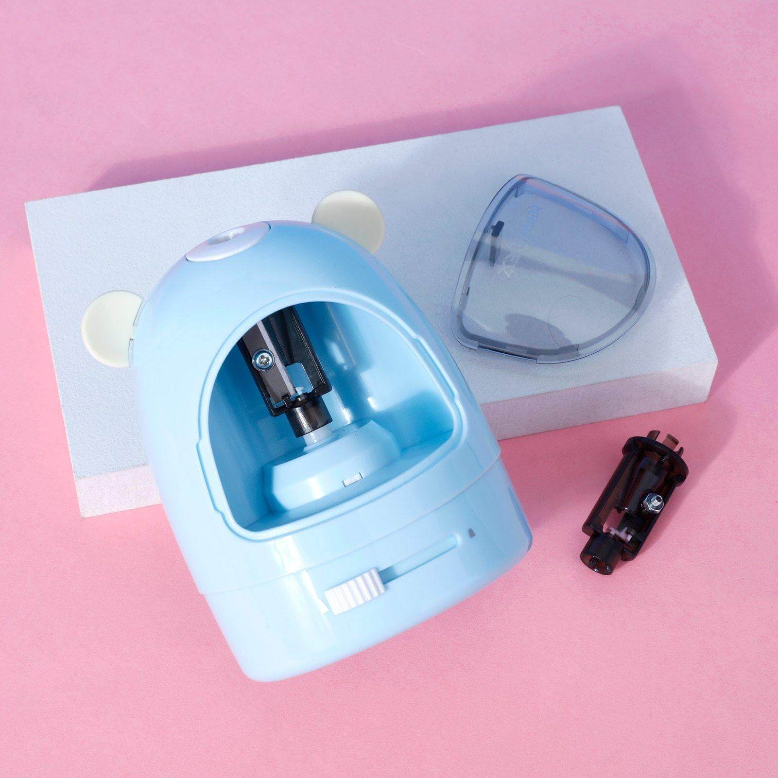 Electric Pencil Sharpener Vacuum Cleaner Stationery Set