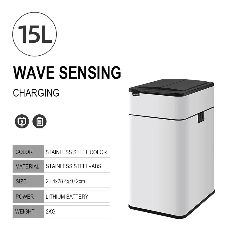 Smart Stainless Steel Automatic Sensor Trash Bin