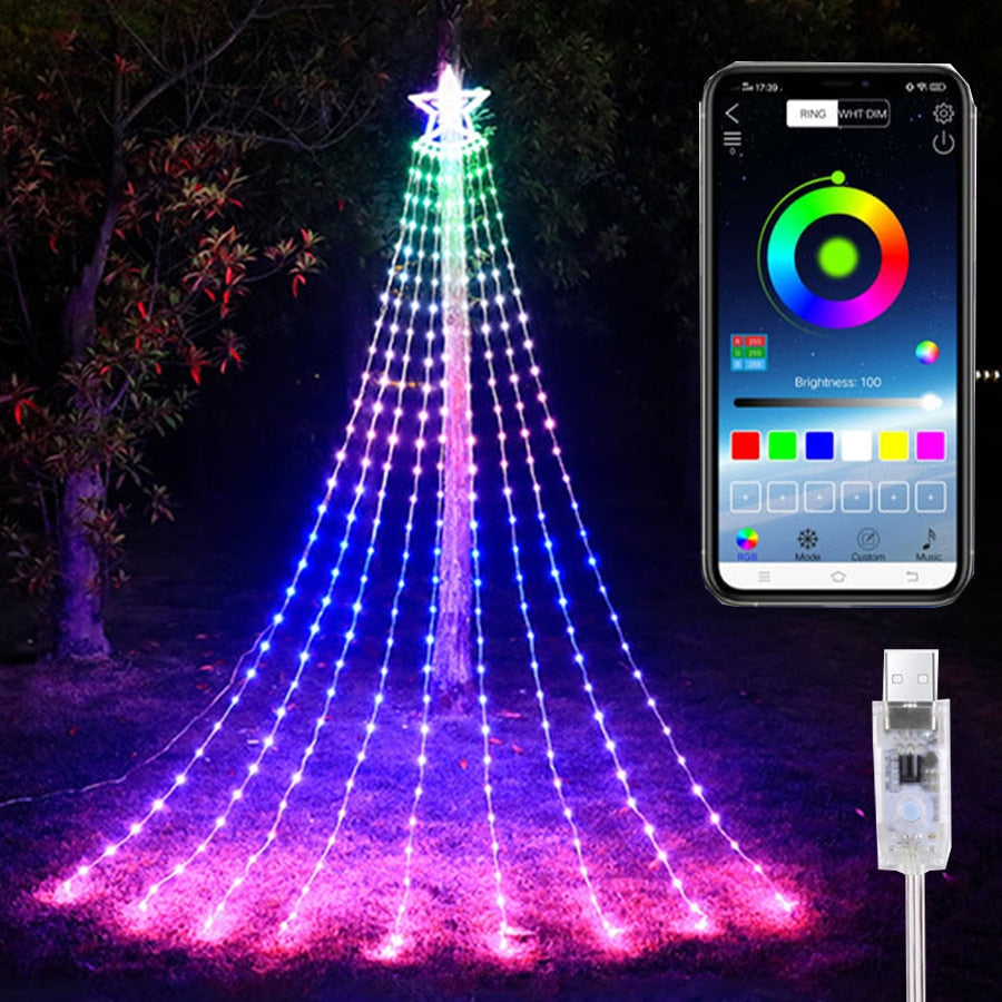 Creative Smart Christmas Tree Led String Light