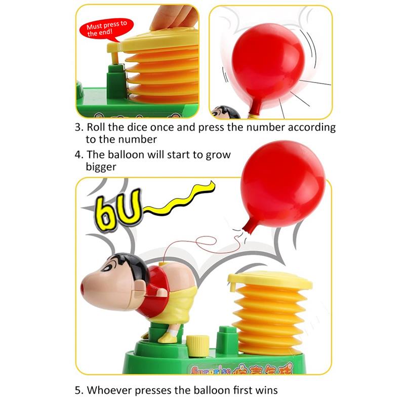 Kids Funny Balloon Blowing Toy