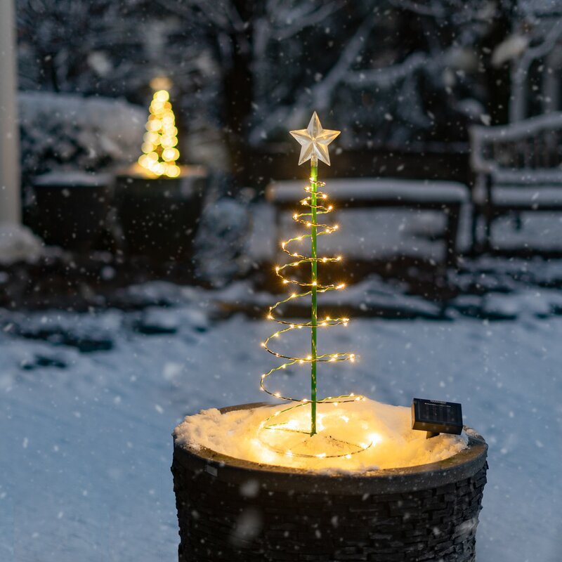 Solar Garden Led Christmas Tree Light