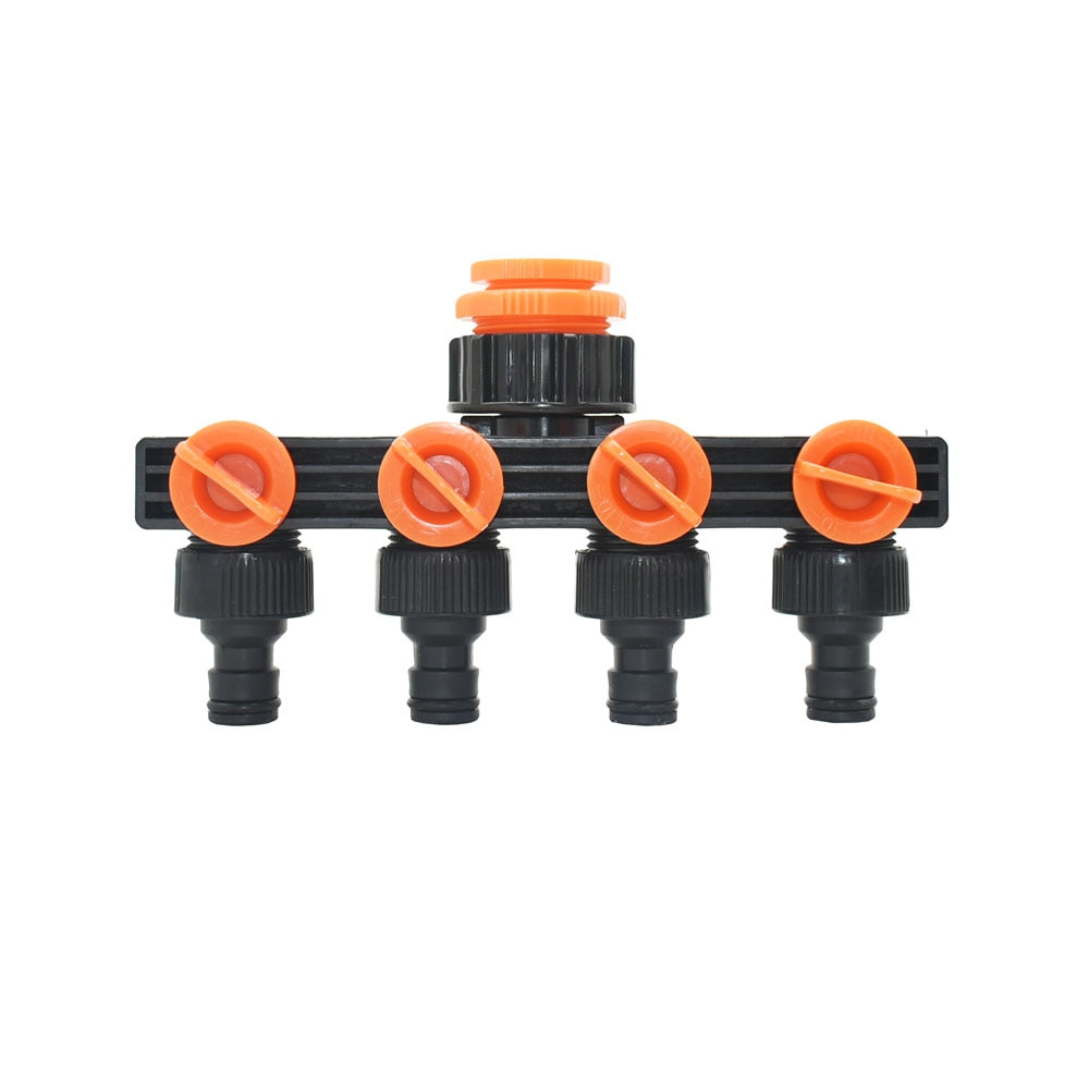 4-Way Garden Tap Water Splitter