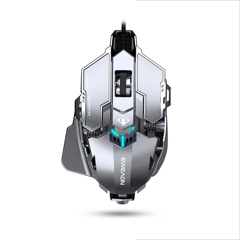 Ergonomic RGB Mechanical Metal Wired Gaming Mouse