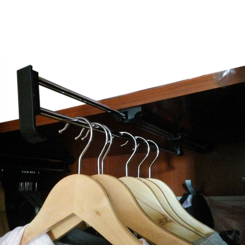 Retractable Closet Storage Organizer Hanger