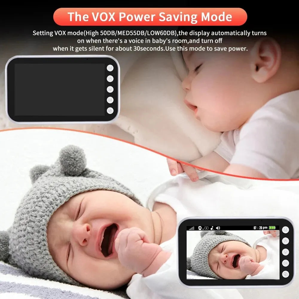 Baby Monitor Surveillance Night Vision Music Nanny Camera