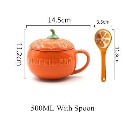 Creative Ceramic Pumpkin Mug Cup