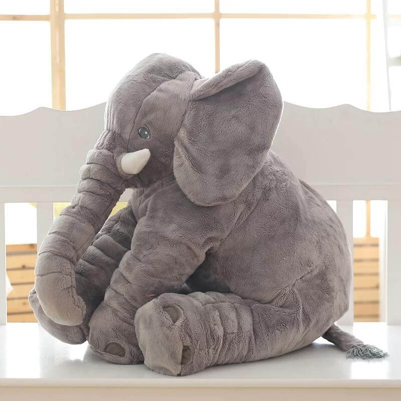 Soft Plush Elephant Pillow For Baby