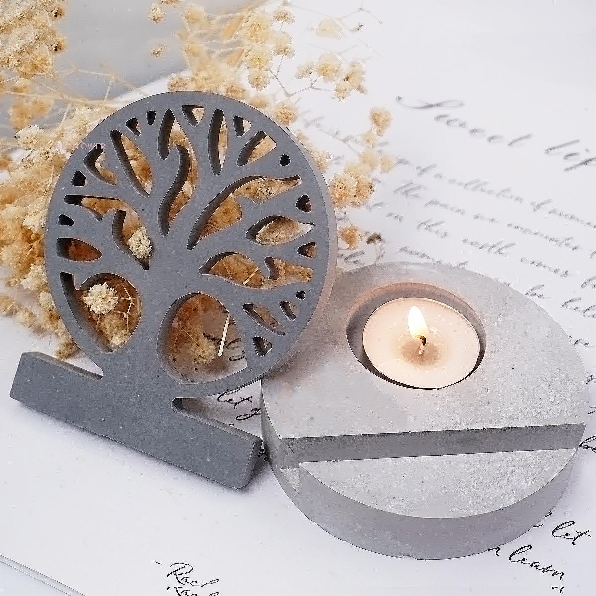 Nature-Inspired Tree of Life Candle Stand