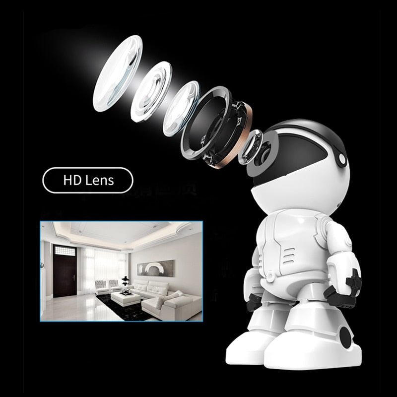 Panoramic Rotatable Robot Security Camera