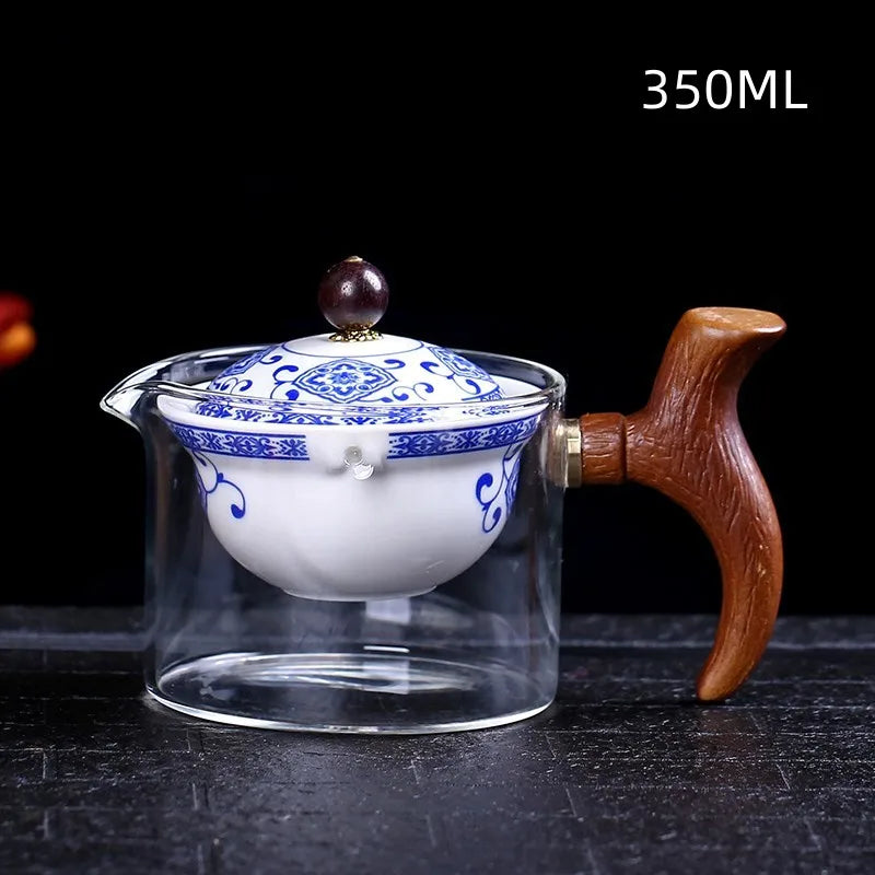 Traditional Harmony Ceramic Rotating Teapot