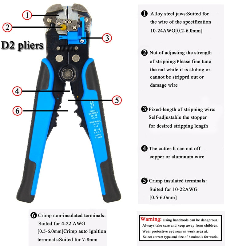 Multifunctional Automatic Cable Cutter Plier