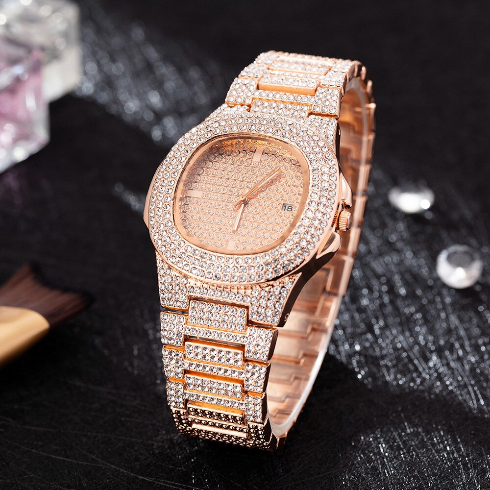 Luxury Crystal Women Watch Jewelry Gift Set