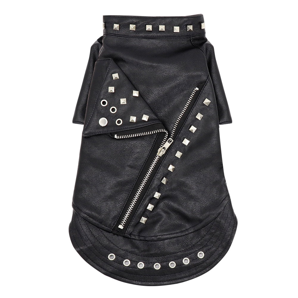 Cool Cute Leather Pet Jacket