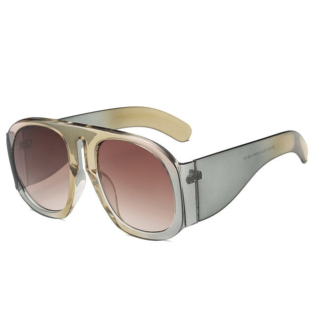 Aviator Vintage Oversized Sunglasses