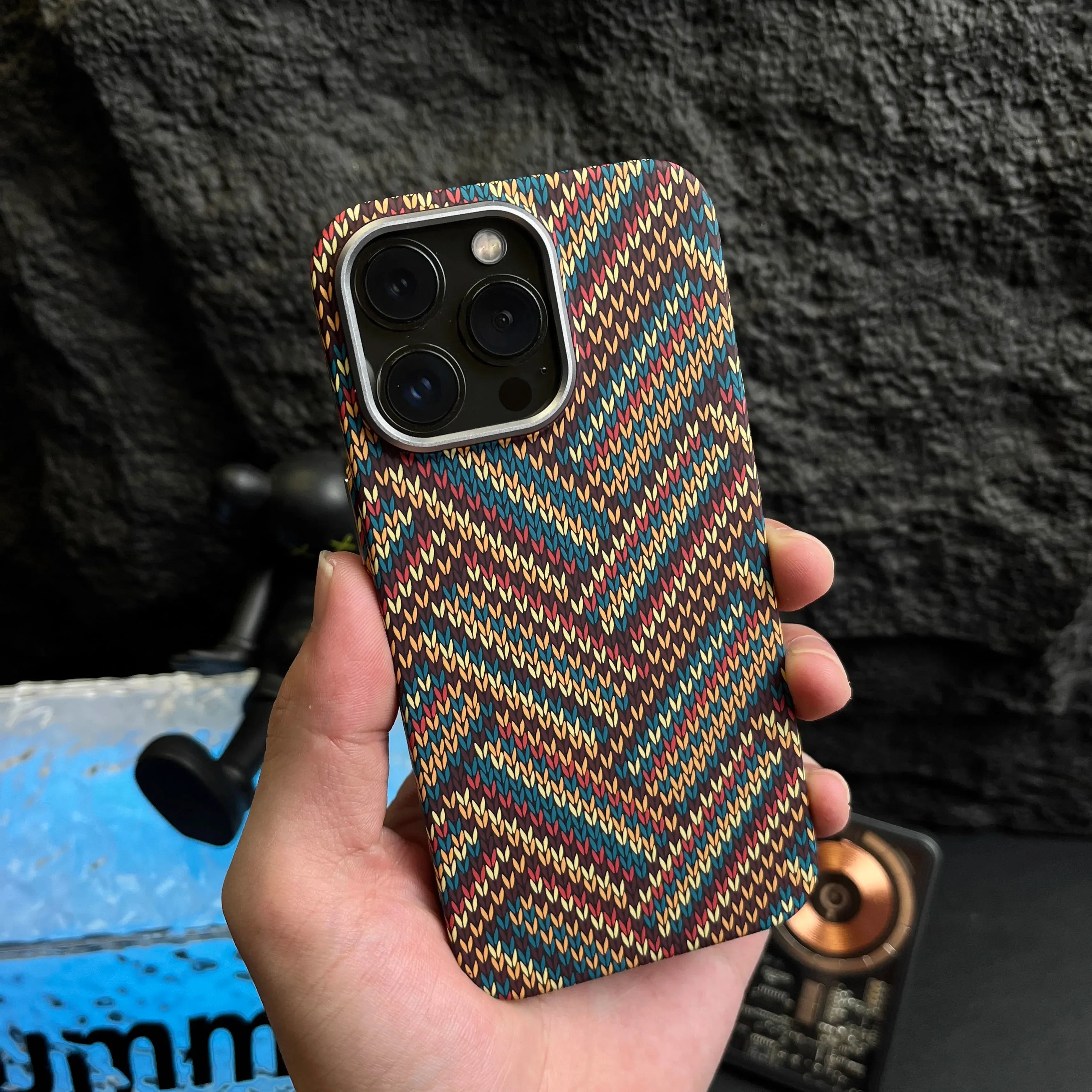 Carbon Weave Sleek Texture iPhone Case