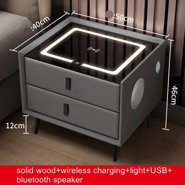 Creative Multifunctional Smart Bedside Speaker Table