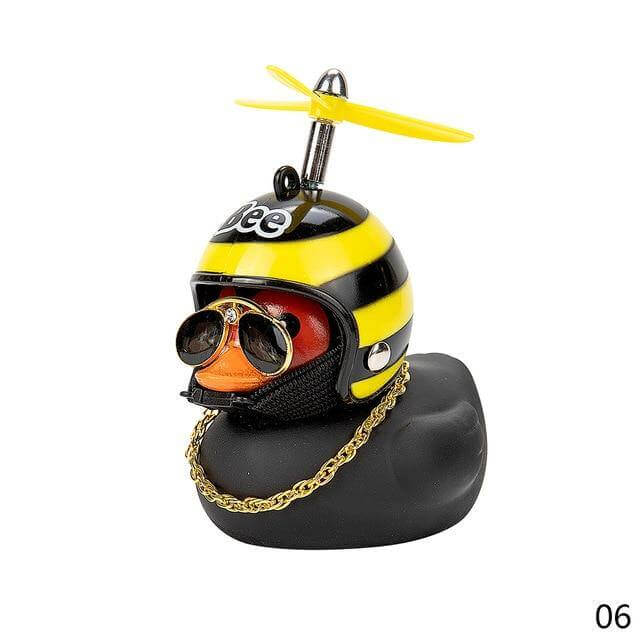 3pcs Mission Serious Car Duck with Helmet