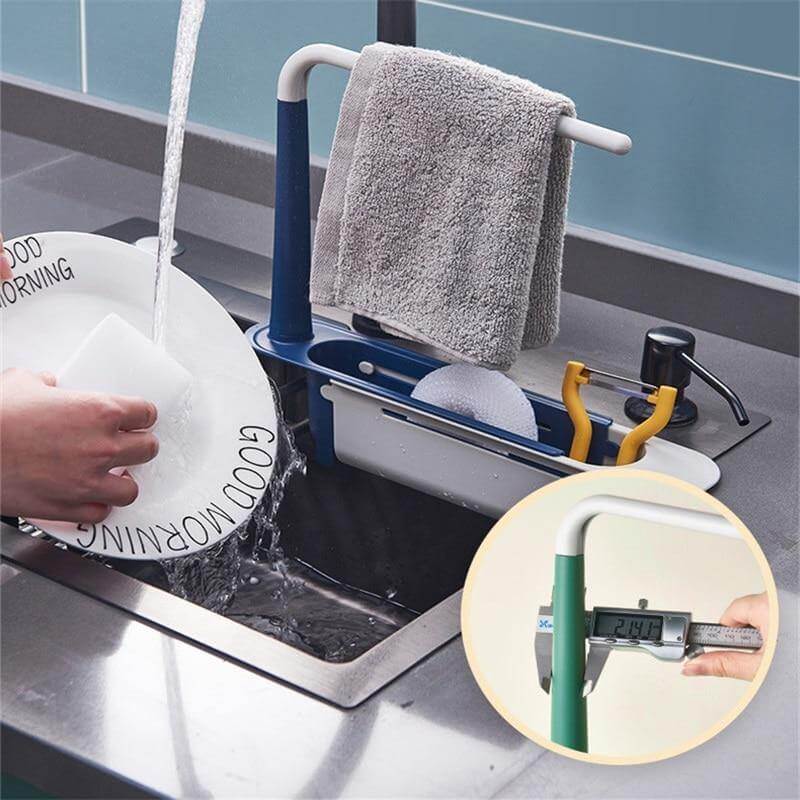 2in1 Kitchen Sink Folding Drain Rack