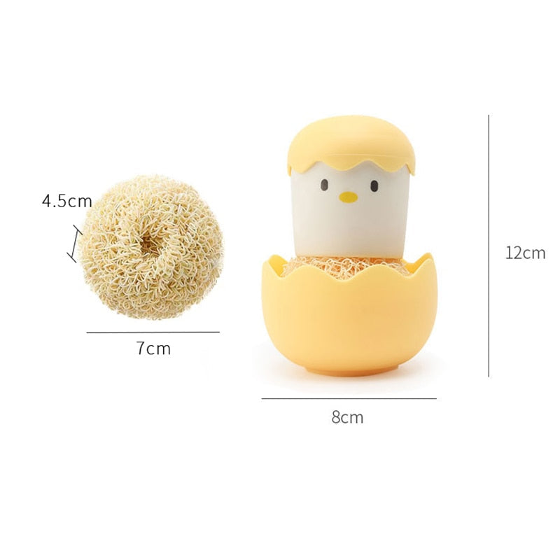 Surprise Egg Kitchen Cleaning Brush