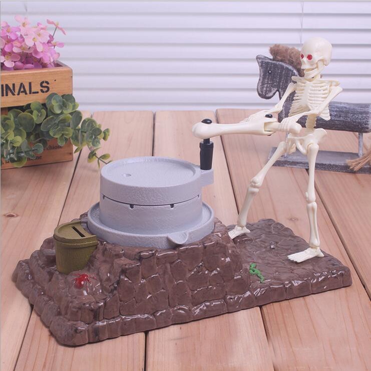 Grinding Scary Skeleton Coin Box