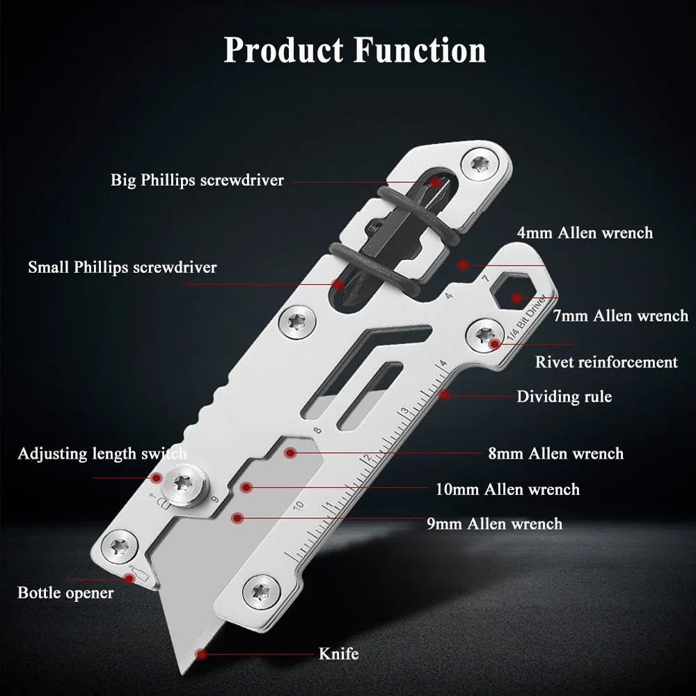 EDC Compact Multipurpose Retractable Mini Knife