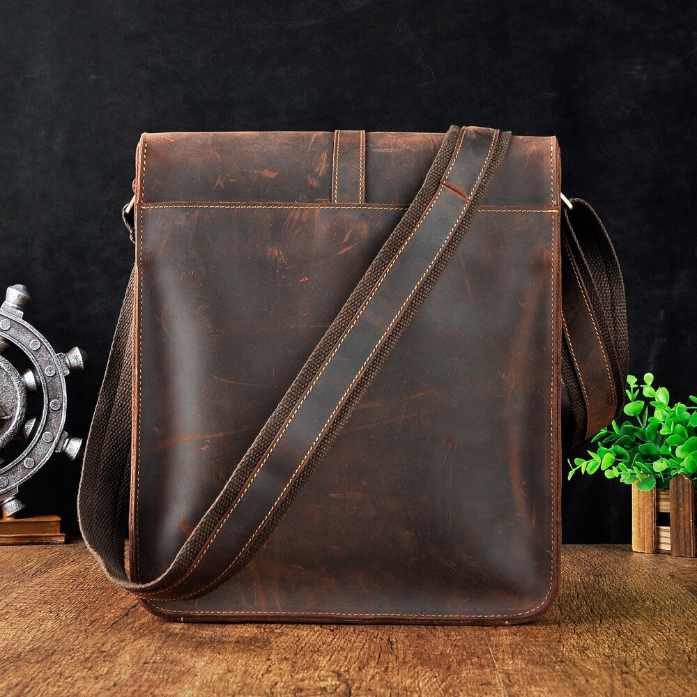 Vintage Stylish Leather Casual Messenger Bag