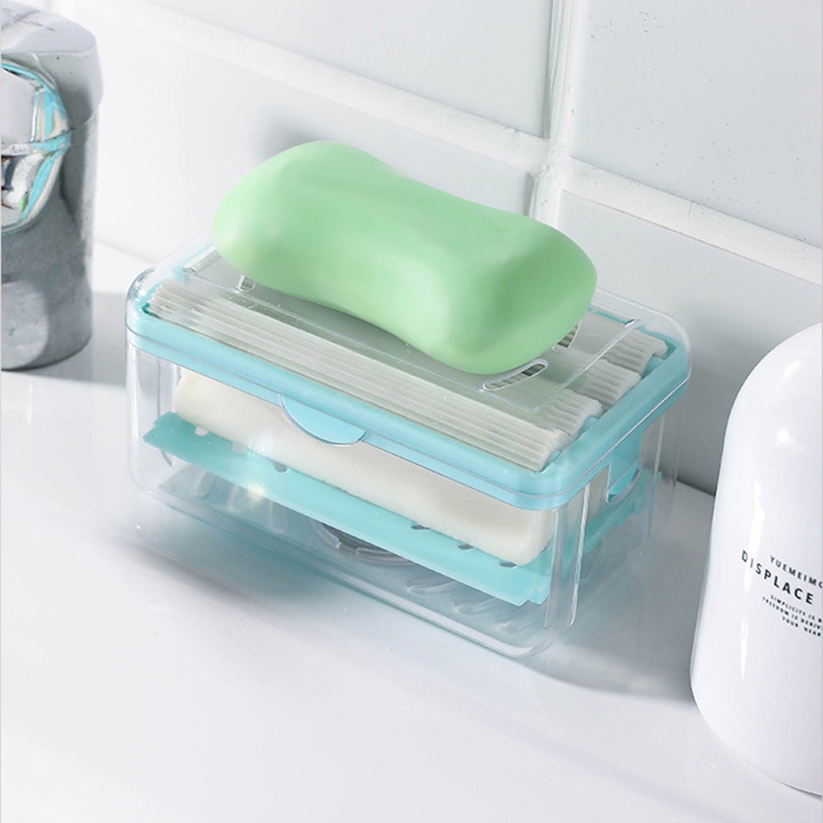 Foaming Soap Drainer Box Brush