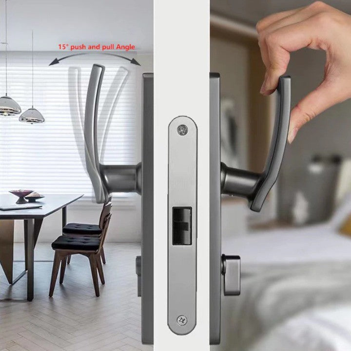 Modern Style Open Luxury Door Handle Lock