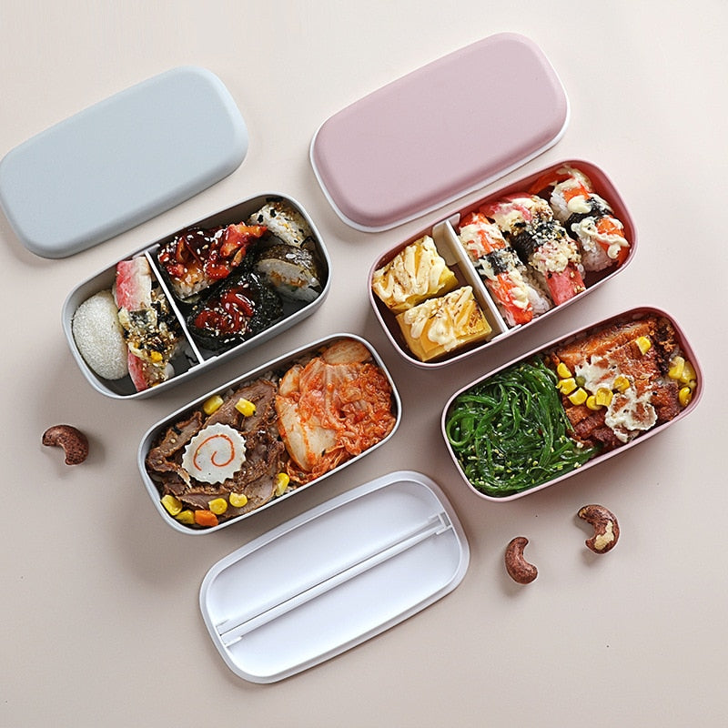 Double-Layer Metal Fresh Keeper Lunch Box