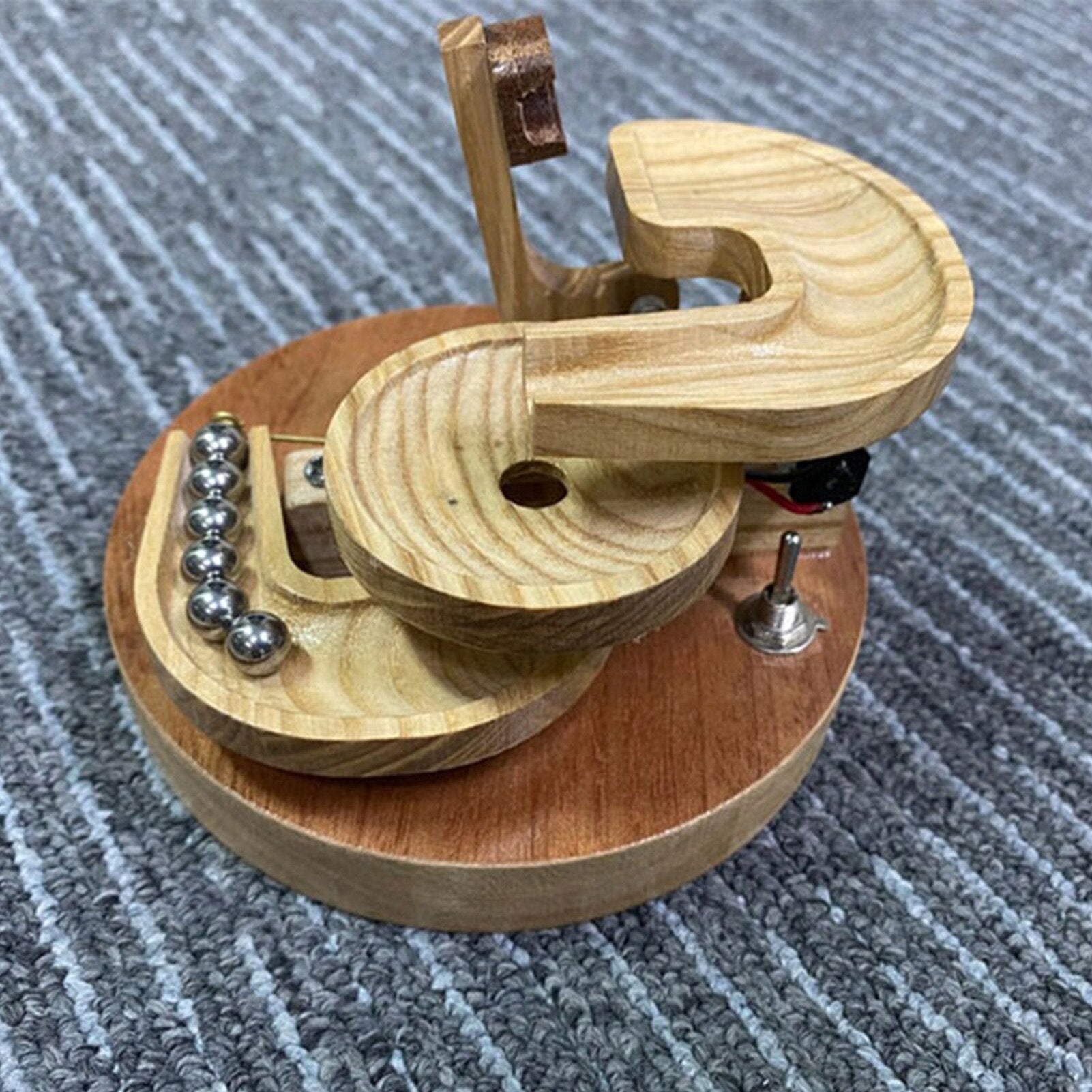 Eternal Motion Wooden Marble Machine