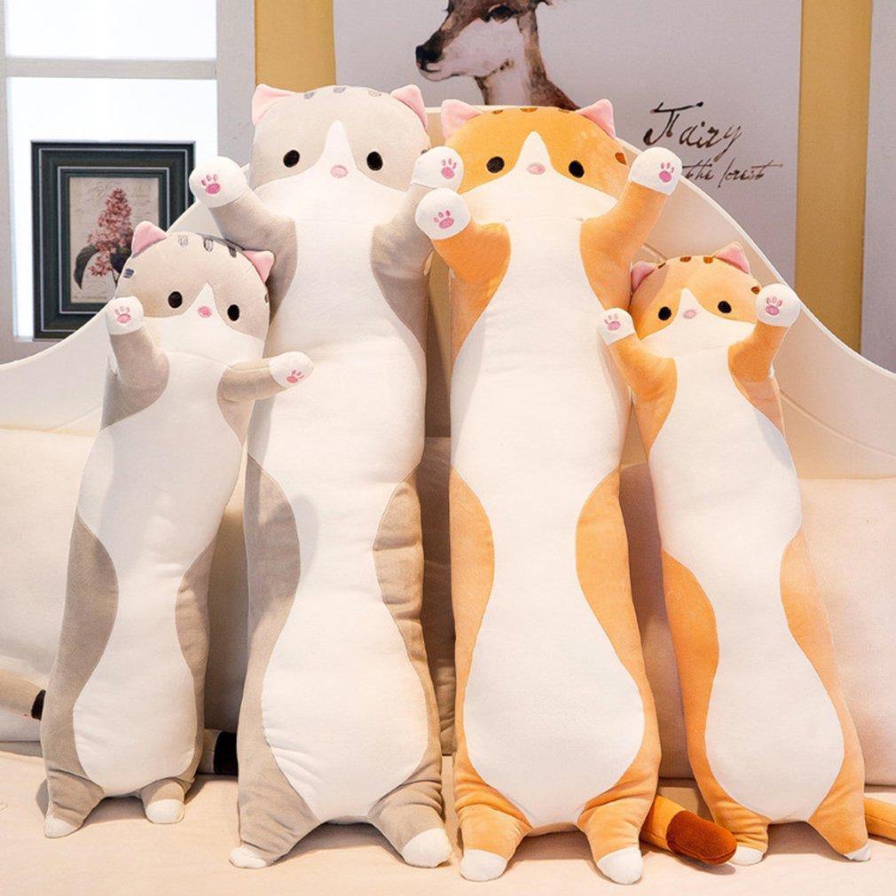 Cute Cat Soft Long Cat Plush Pillow