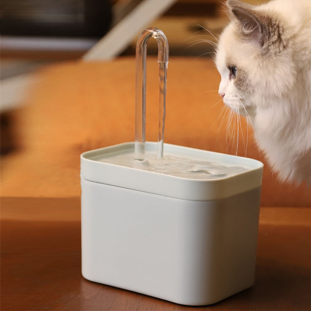 Ultra-Quiet Water Thirsty Pet Filter Fountain