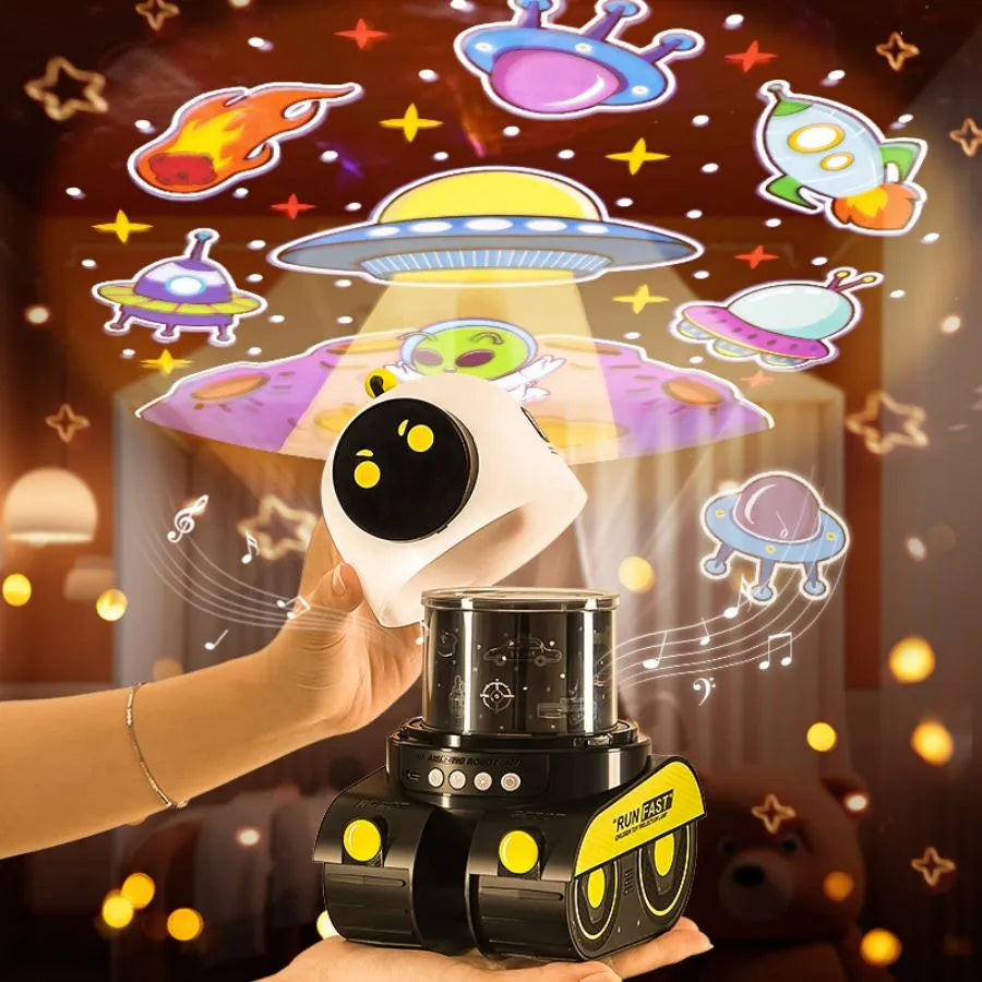 Galaxy Navigator Rotating Star LED Projector