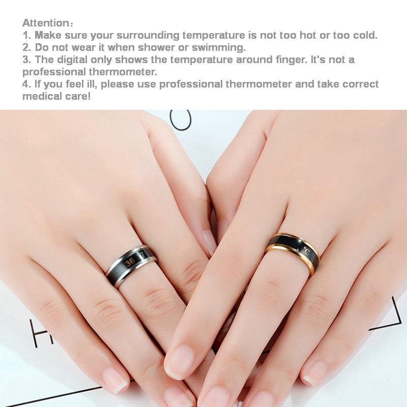 Smart Sensor Body Temperature Ring