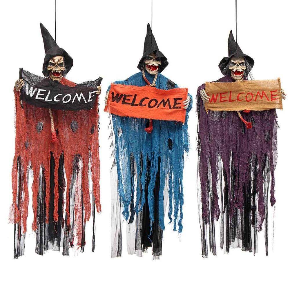 Halloween Scary Electric Hanging Haunted Ghost