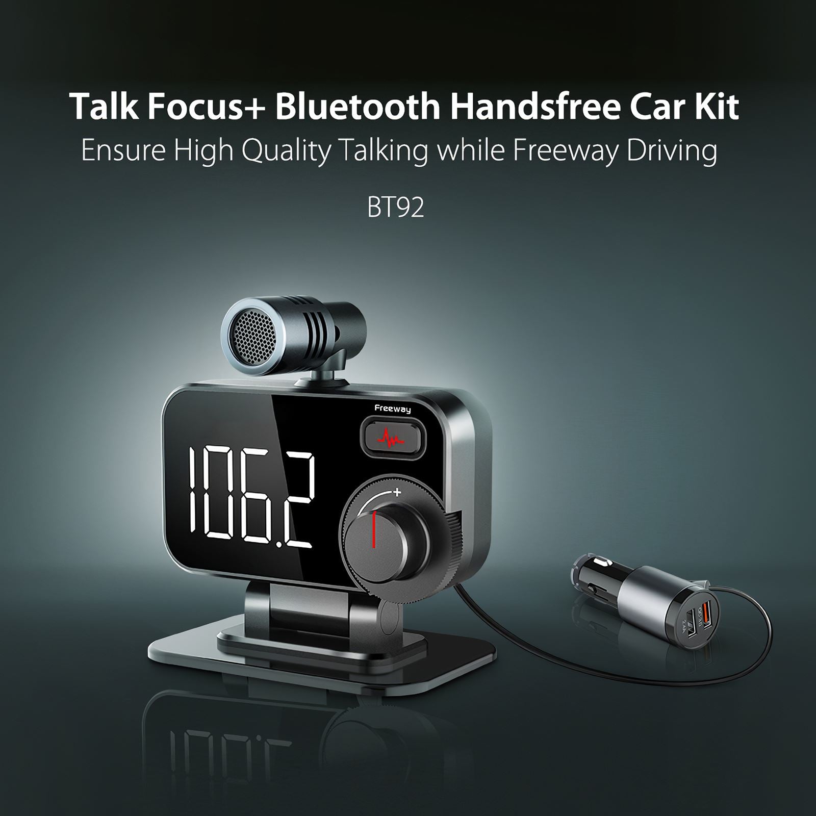 Car FM Bluetooth Radio Transmitter Kit