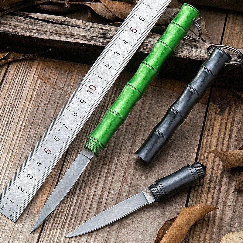 Bamboo Portable Self Defense Camping Knife