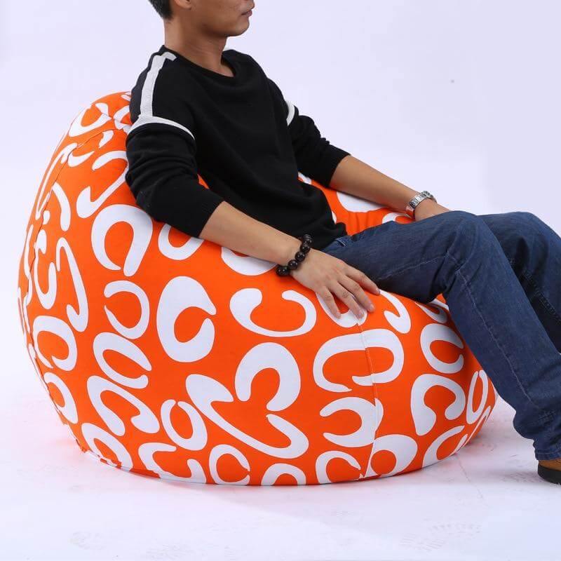 Printed Lounger Sofa Bean Bags