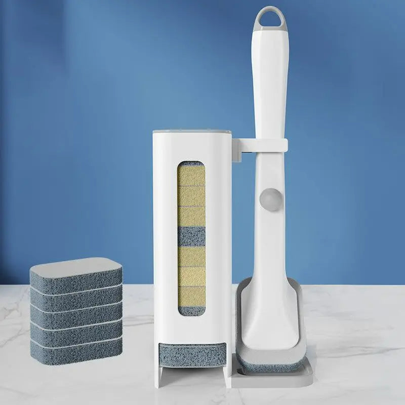 Long Handle Disposable Kitchen Cleaning Brush Kit