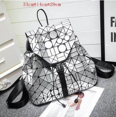 Diamond Lattice Geometric Women Purse