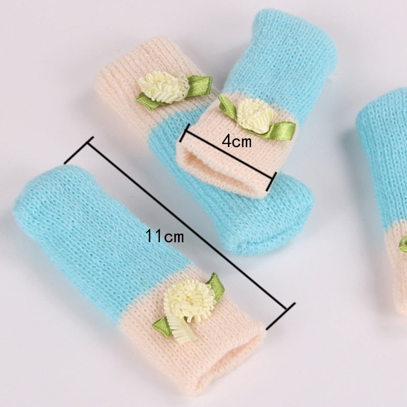 4Pcs Non-Slip Cat Paw Furniture Leg Covers