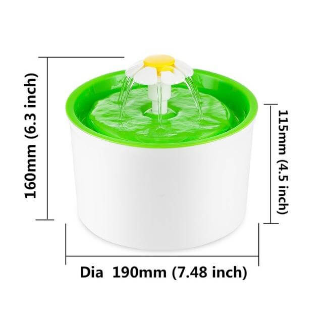 Automatic Flower Style  Water Fountain for Pet